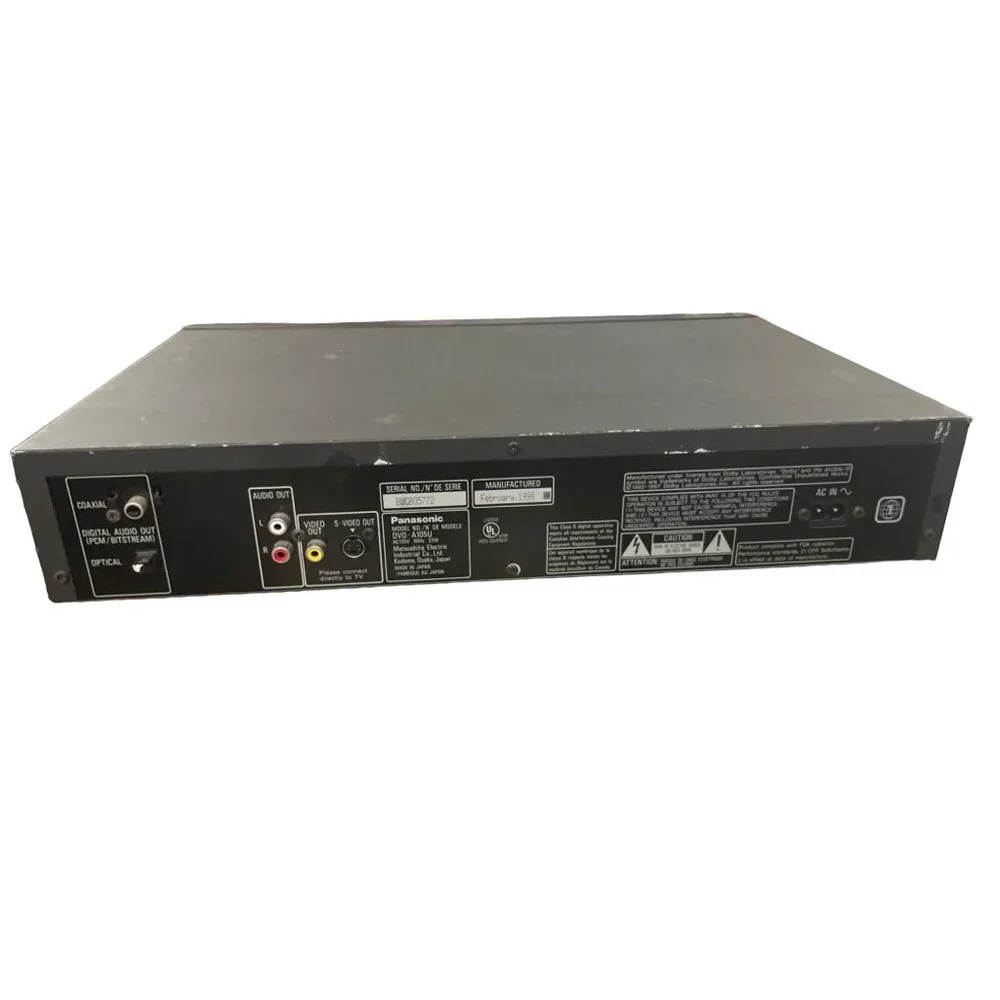 Panasonic Cd/Dvd A105 ( No Remote )